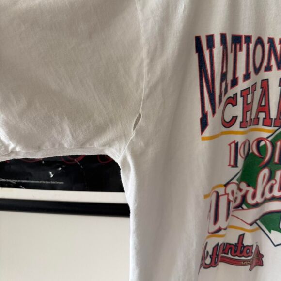 Vintage Atlanta Braves 1991 National Champions Tee - Picture 4 of 5